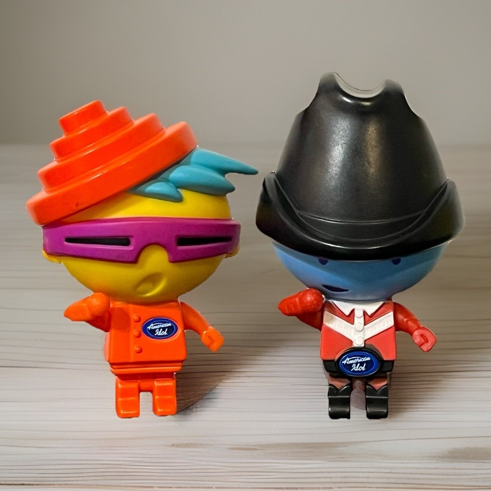 2008 American Idol New Wave Nigel Country Clay 4" Toys McDonald's No Sounds